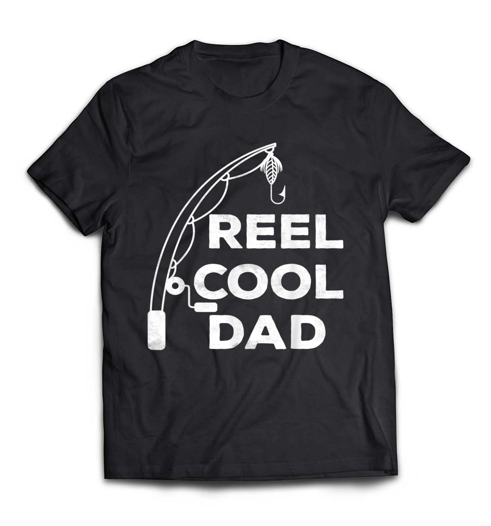 Men’s Reel Cool Dad T-Shirt: The Perfect Father’s Day Gift for Fishing Enthusiasts